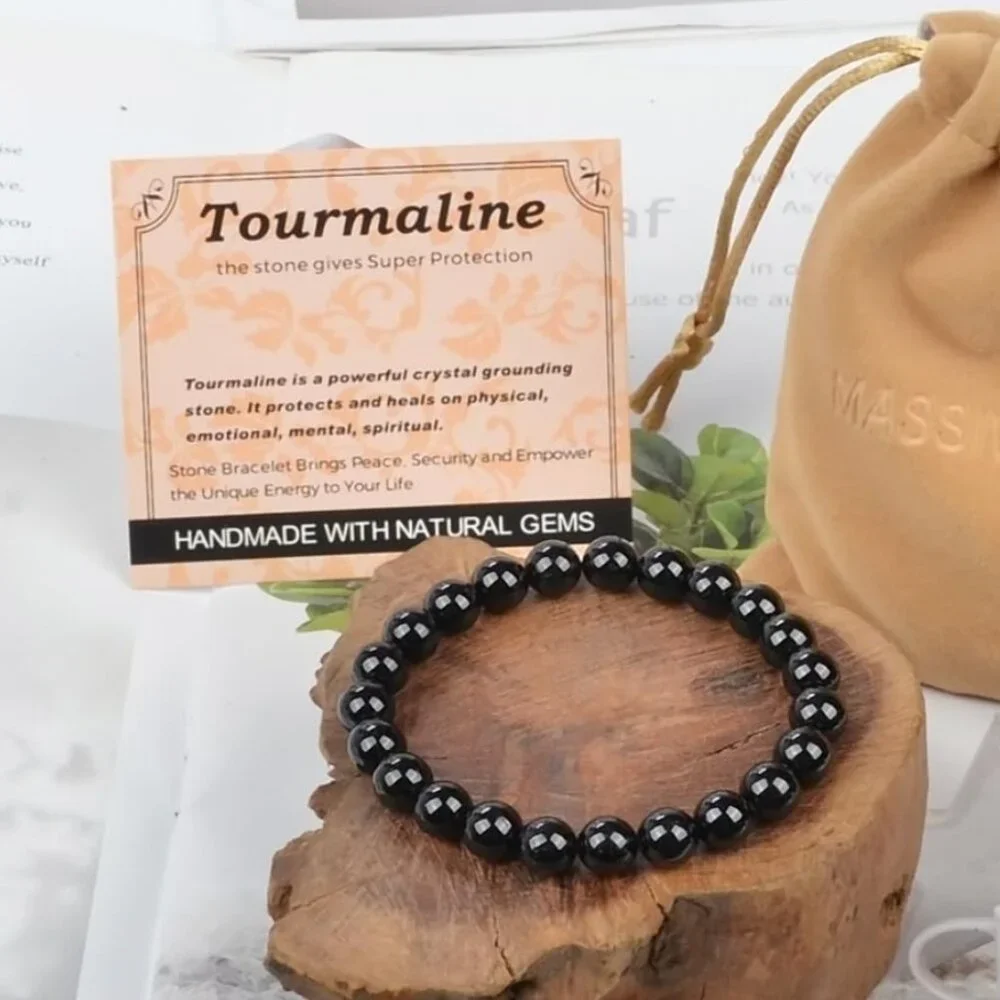 Beads Black Tourmaline - Super Protection